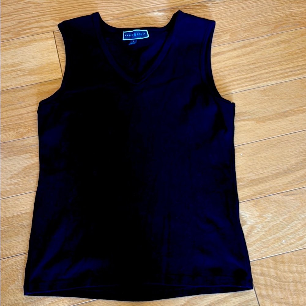 Black Sleeveless Top
